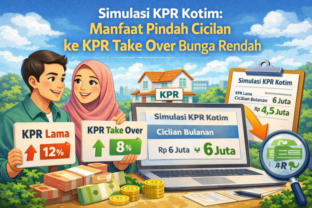 Proses pengajuan pindah cicilan rumah ke program KPR take over untuk mendapatkan suku bunga terendah yang lebih menguntungkan.